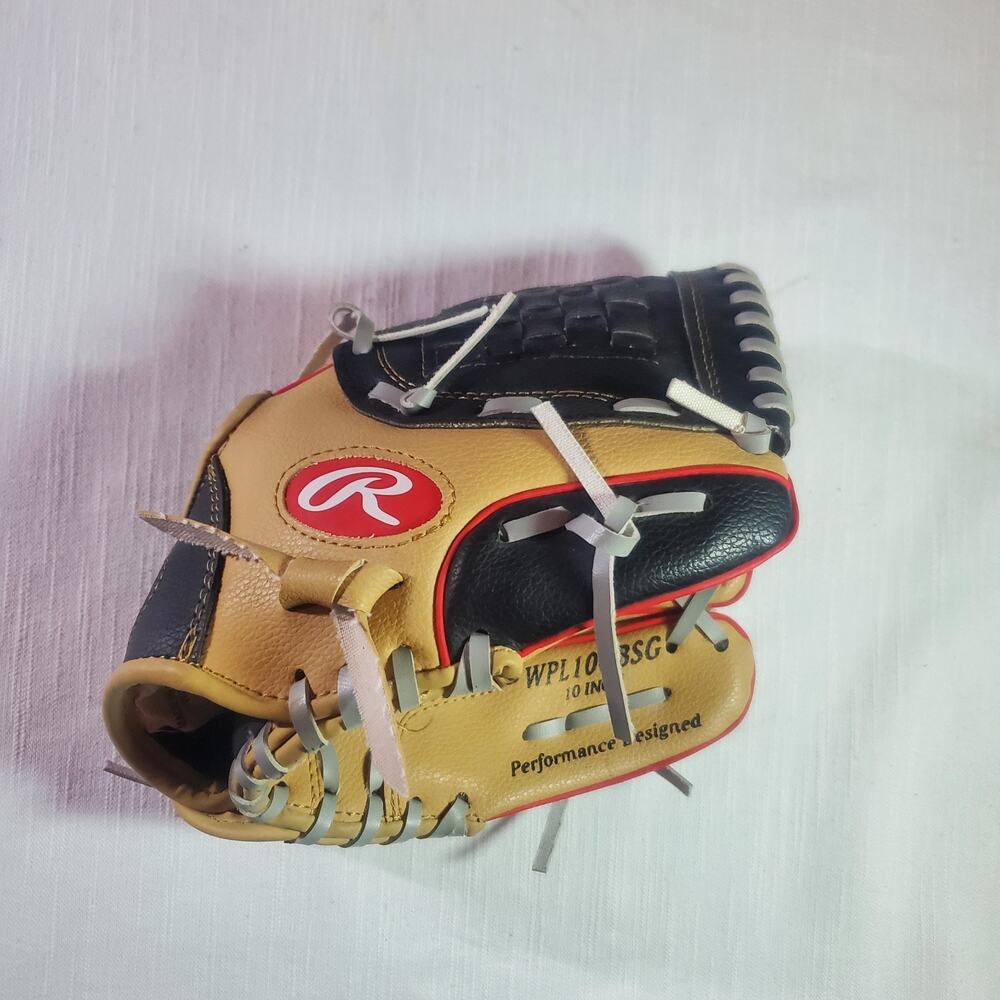 Rawlings 10 Inch Youth Baseball Glove WPL10CBSG Right Hand Throw Brown